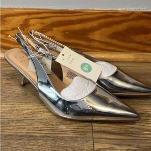 Silver Women's Heels